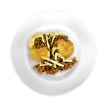 Jacket Potato With Spicy Mince 